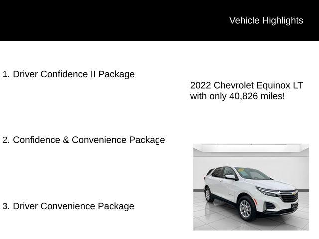 used 2022 Chevrolet Equinox car, priced at $17,995