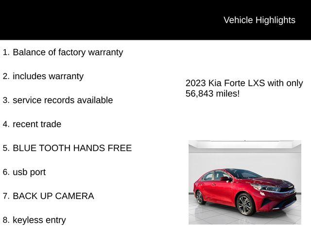 used 2023 Kia Forte car, priced at $14,495