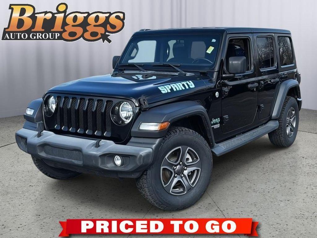 used 2018 Jeep Wrangler Unlimited car, priced at $19,500