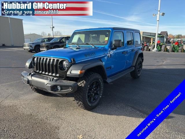 used 2021 Jeep Wrangler Unlimited car, priced at $26,984
