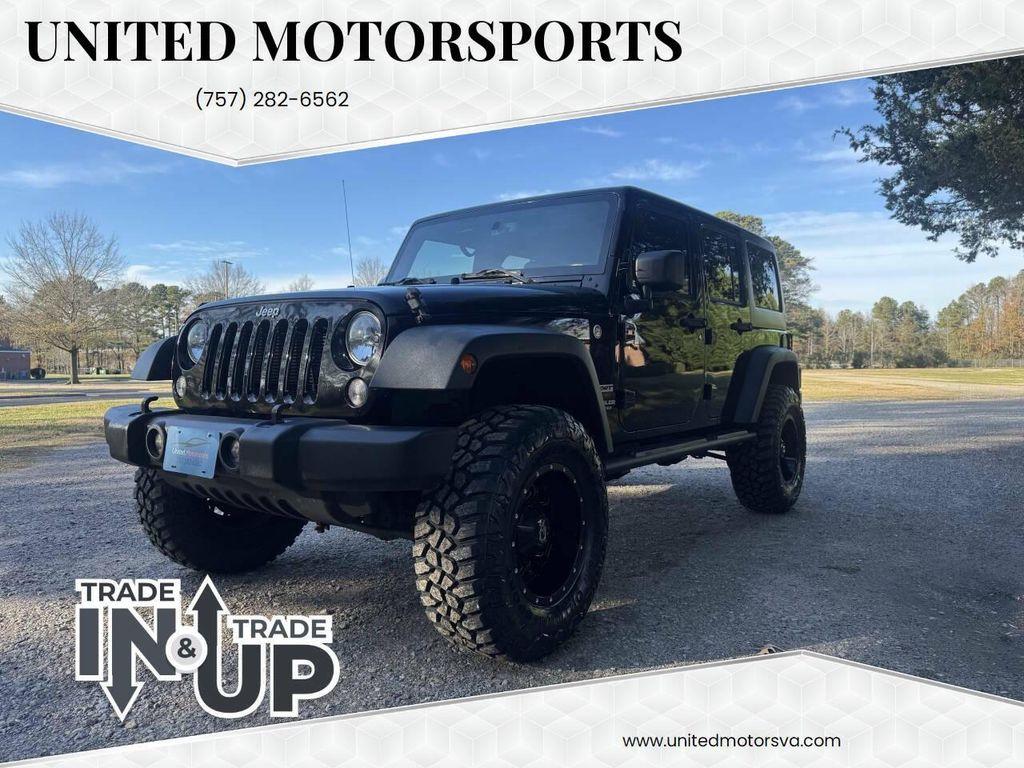 used 2016 Jeep Wrangler Unlimited car, priced at $14,700