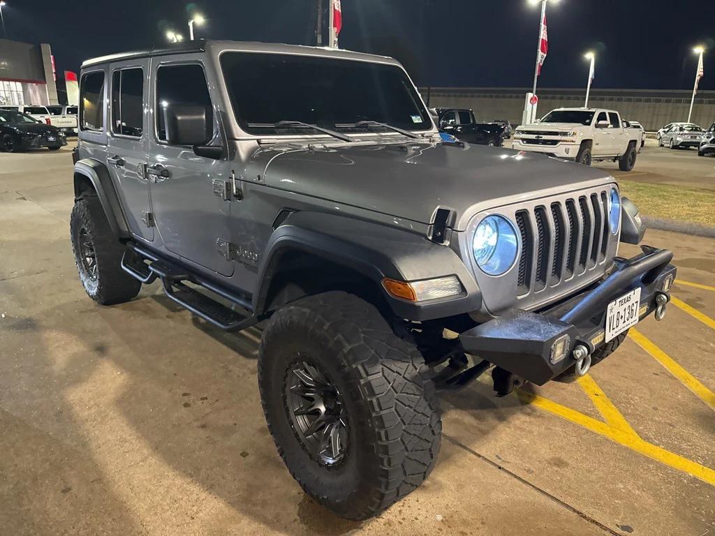 used 2020 Jeep Wrangler Unlimited car, priced at $23,891