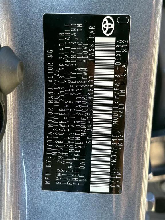 new 2026 Toyota Corolla car, priced at $24,569