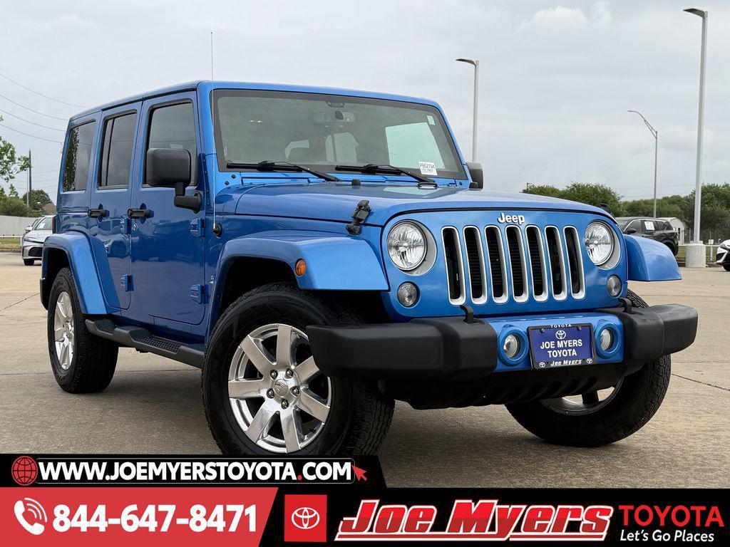 used 2016 Jeep Wrangler Unlimited car, priced at $16,199