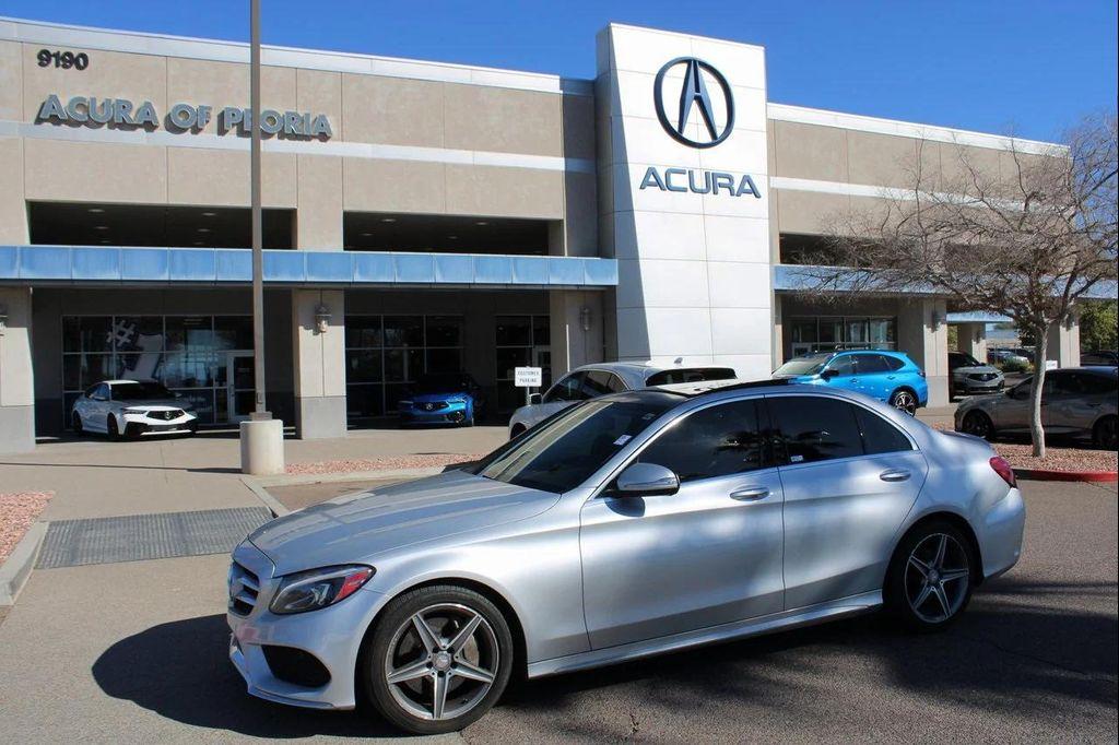 used 2015 Mercedes-Benz C-Class car, priced at $9,988