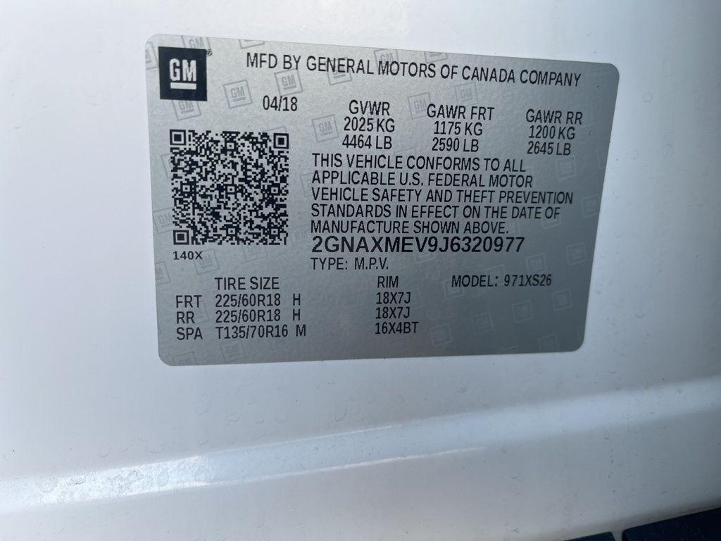 used 2018 Chevrolet Equinox car, priced at $15,998