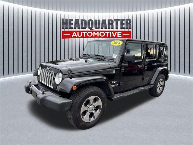 used 2016 Jeep Wrangler Unlimited car, priced at $12,691