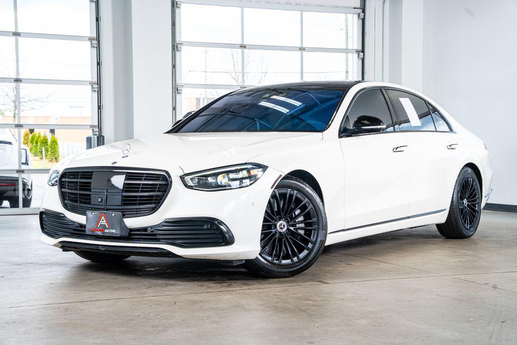 used 2022 Mercedes-Benz S-Class car, priced at $55,999