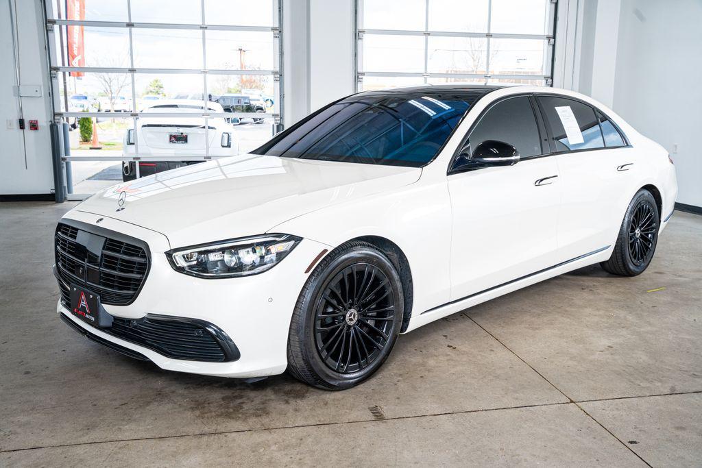used 2022 Mercedes-Benz S-Class car, priced at $55,999