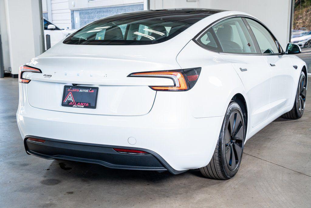 used 2025 Tesla Model 3 car, priced at $39,999