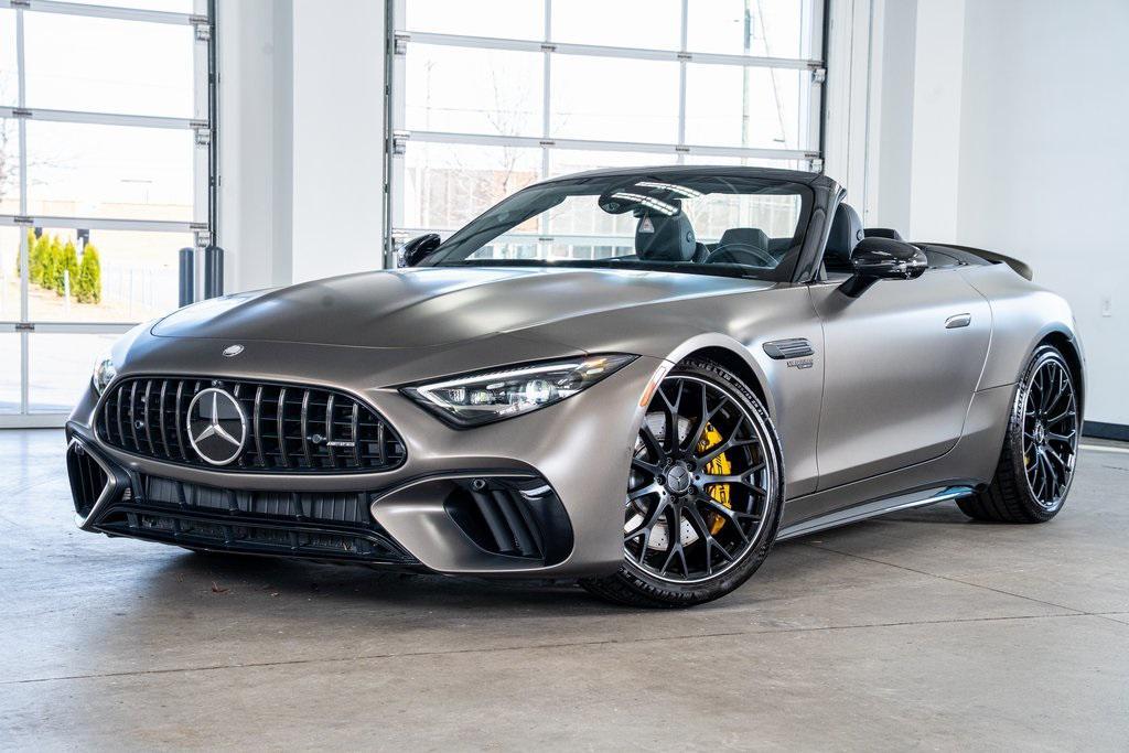 used 2023 Mercedes-Benz AMG SL 55 car, priced at $103,999