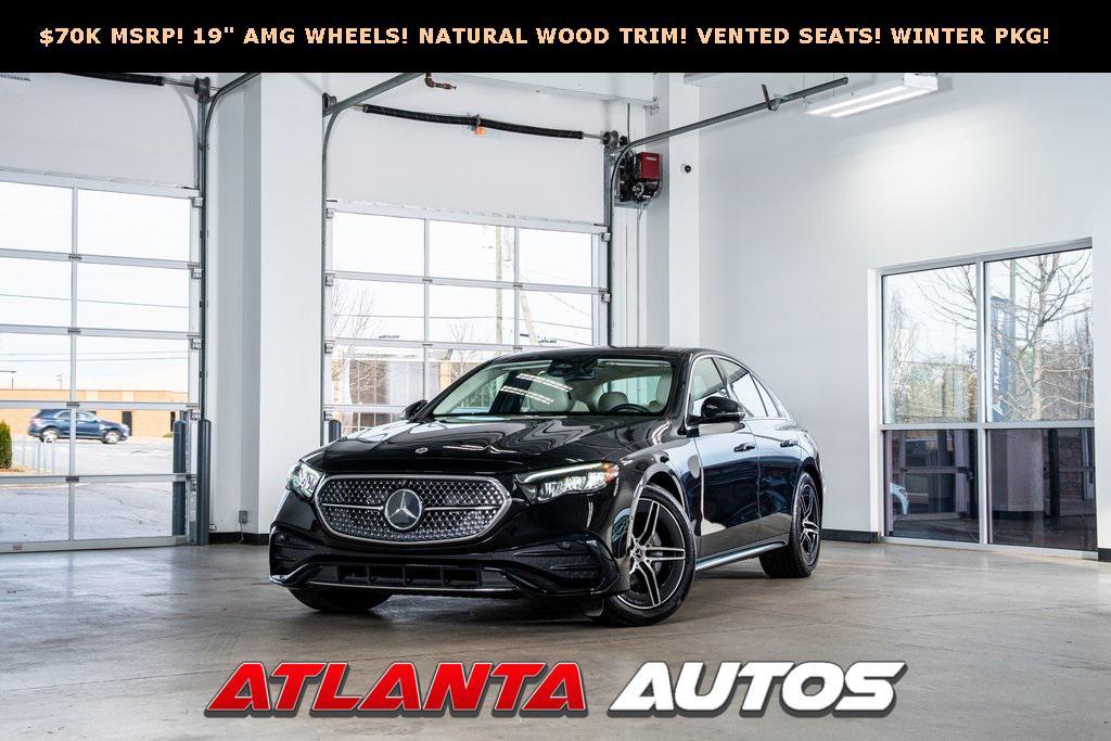 used 2025 Mercedes-Benz E-Class car, priced at $57,999