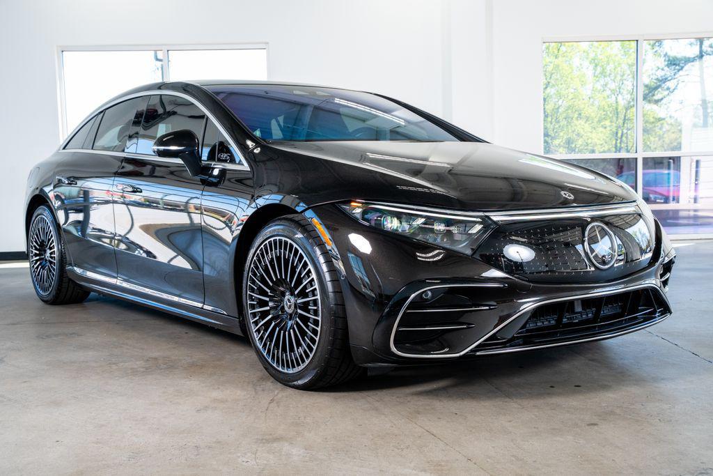 used 2022 Mercedes-Benz EQS 580 car, priced at $49,999
