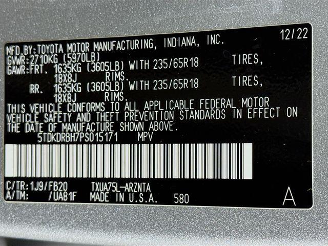 used 2023 Toyota Highlander car, priced at $32,639