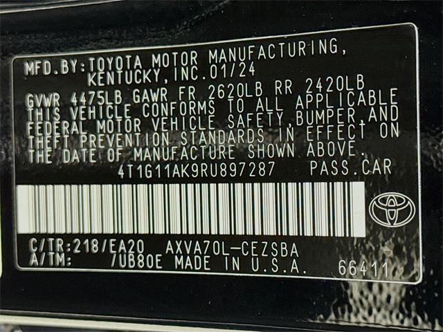 used 2024 Toyota Camry car, priced at $23,044