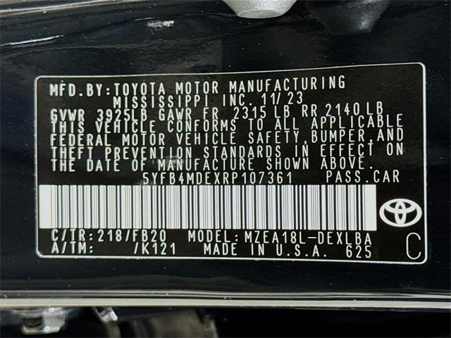 used 2024 Toyota Corolla car, priced at $19,644