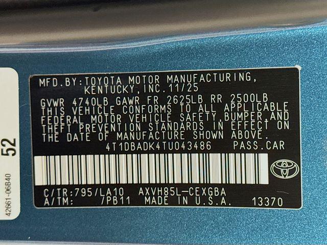 new 2026 Toyota Camry car, priced at $42,442