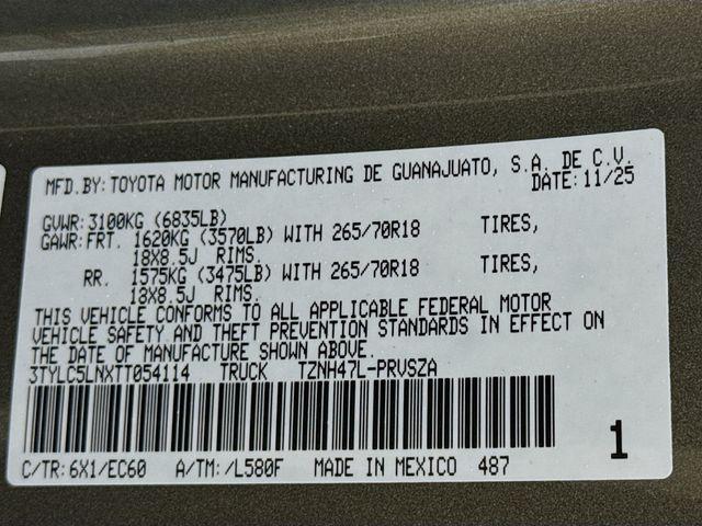 new 2026 Toyota Tacoma Hybrid car, priced at $62,580