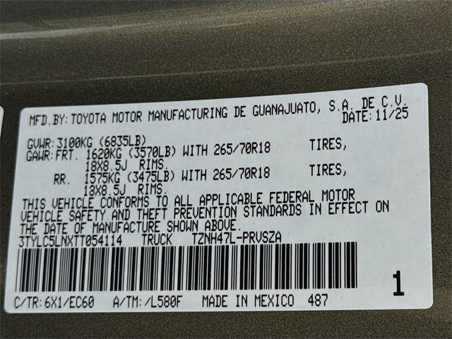 new 2026 Toyota Tacoma Hybrid car, priced at $66,319