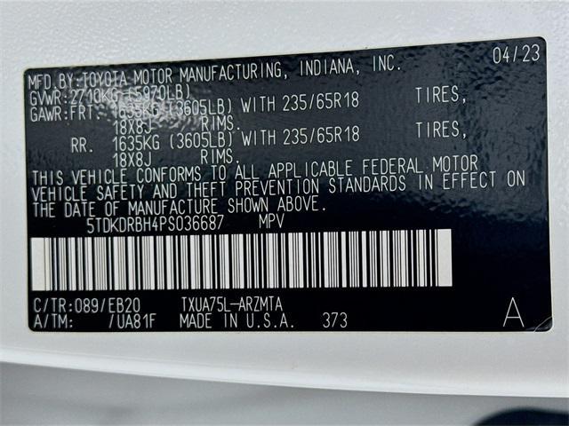 used 2023 Toyota Highlander car, priced at $39,344