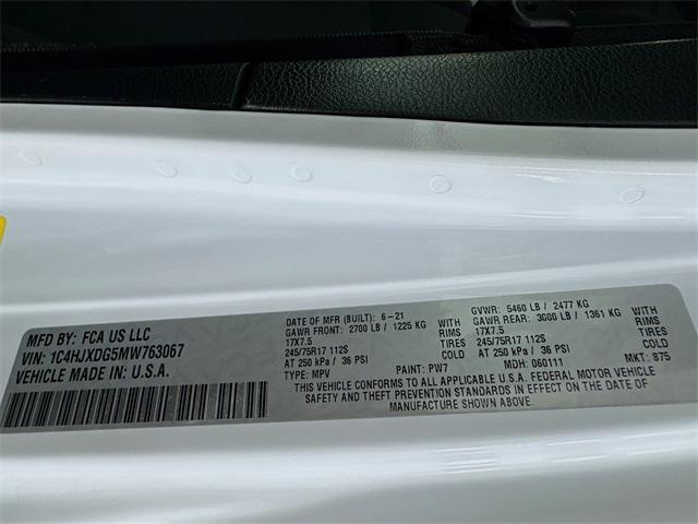 used 2021 Jeep Wrangler Unlimited car, priced at $25,544