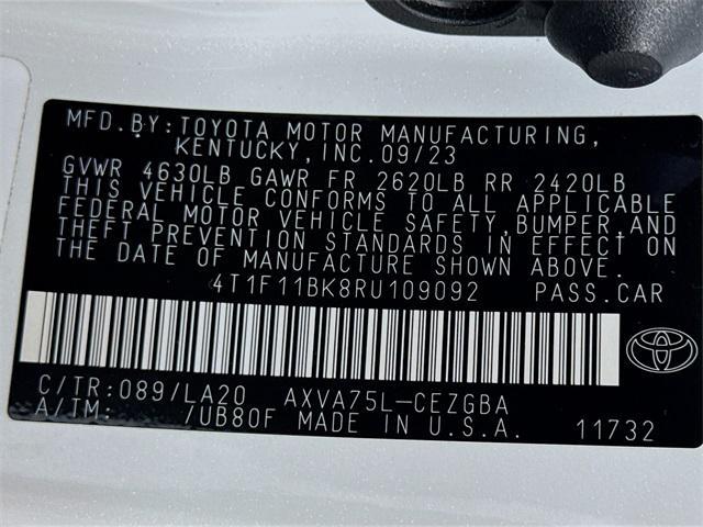 used 2024 Toyota Camry car, priced at $29,894