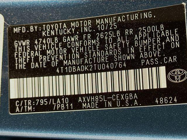 new 2026 Toyota Camry car, priced at $38,791