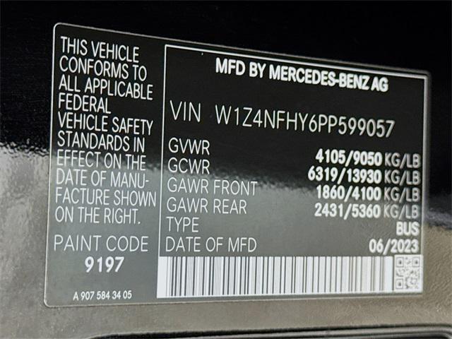 used 2023 Mercedes-Benz Sprinter 2500 car, priced at $53,717
