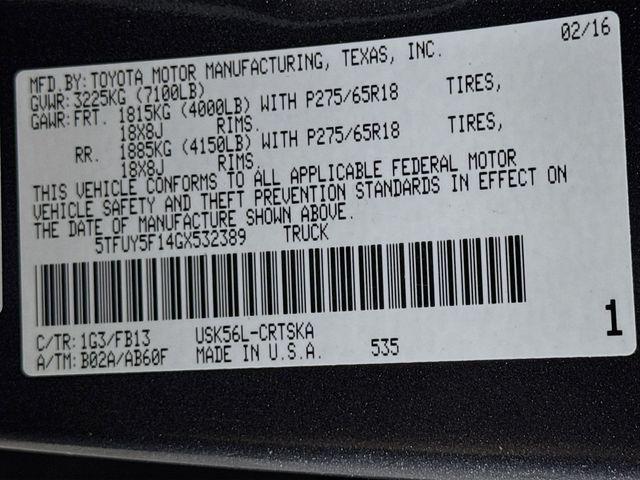 used 2016 Toyota Tundra car, priced at $28,844