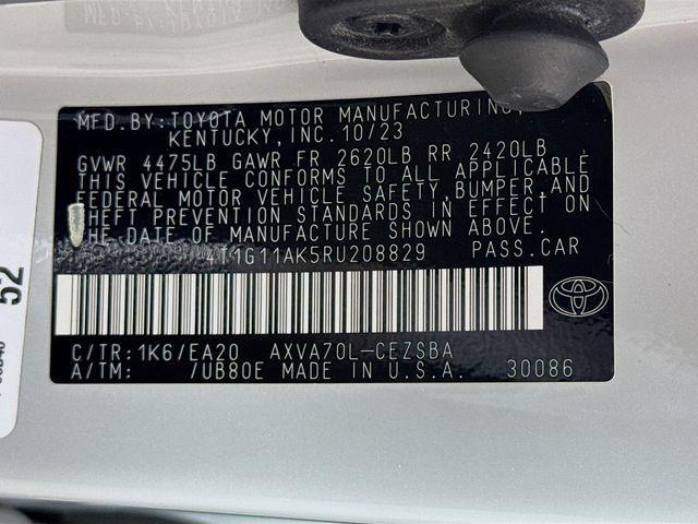 used 2024 Toyota Camry car, priced at $23,844