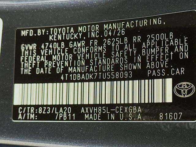 new 2026 Toyota Camry car, priced at $42,664