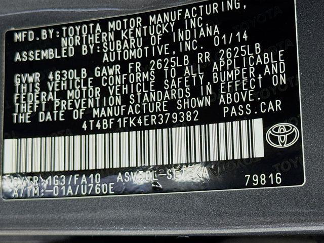 used 2014 Toyota Camry car, priced at $14,044