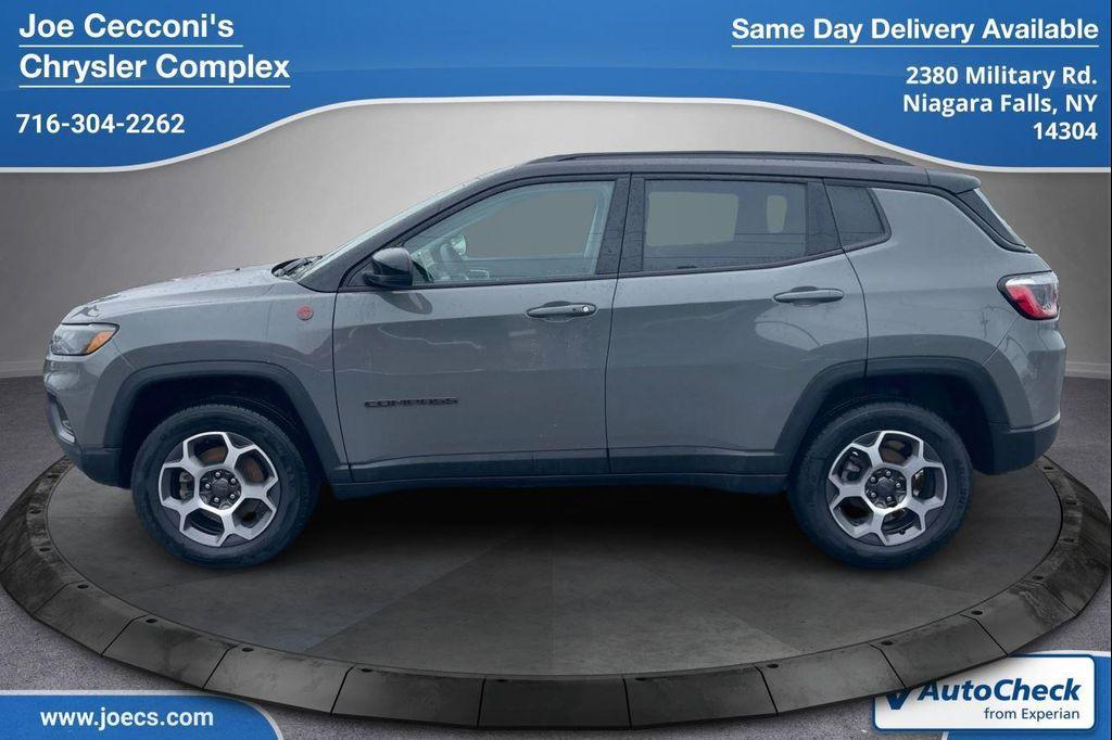 used 2022 Jeep Compass car, priced at $22,500