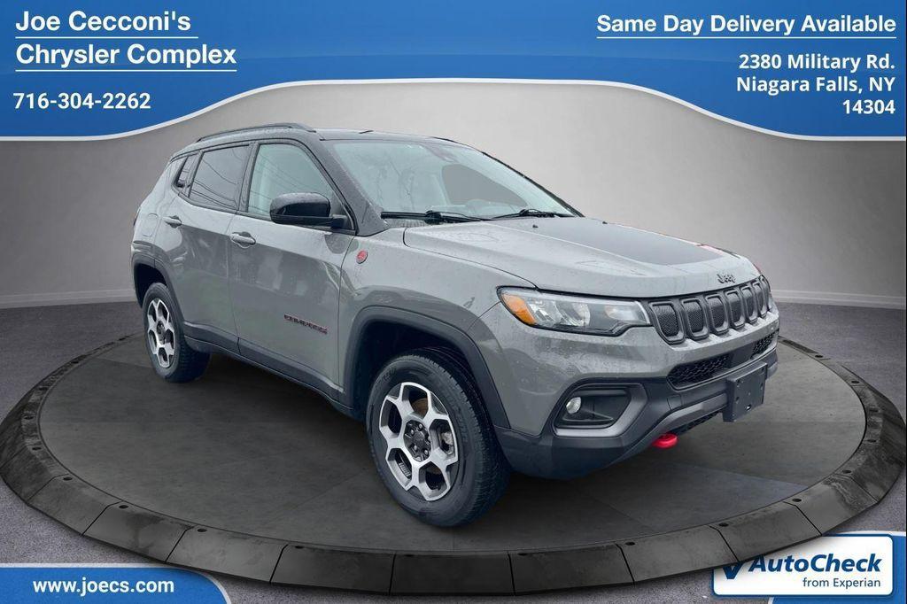 used 2022 Jeep Compass car, priced at $22,500