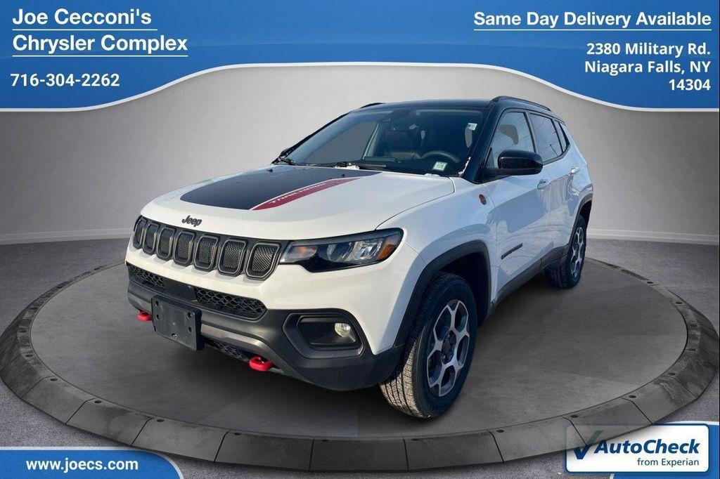 used 2022 Jeep Compass car, priced at $22,500