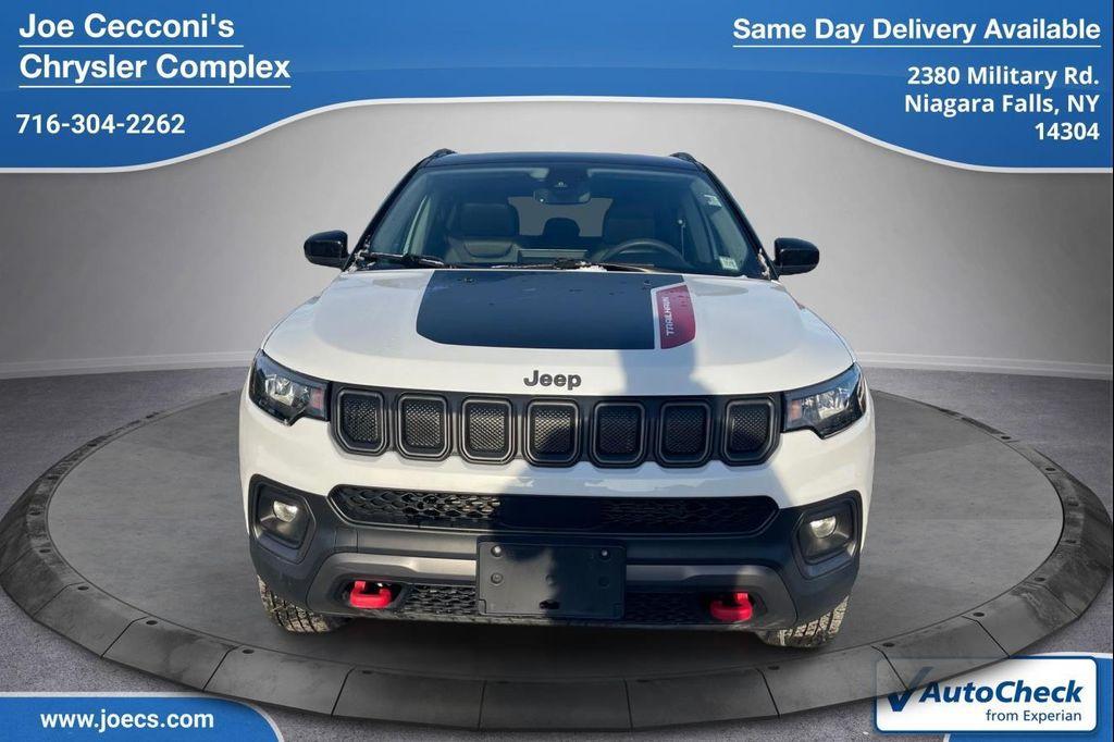 used 2022 Jeep Compass car, priced at $23,500