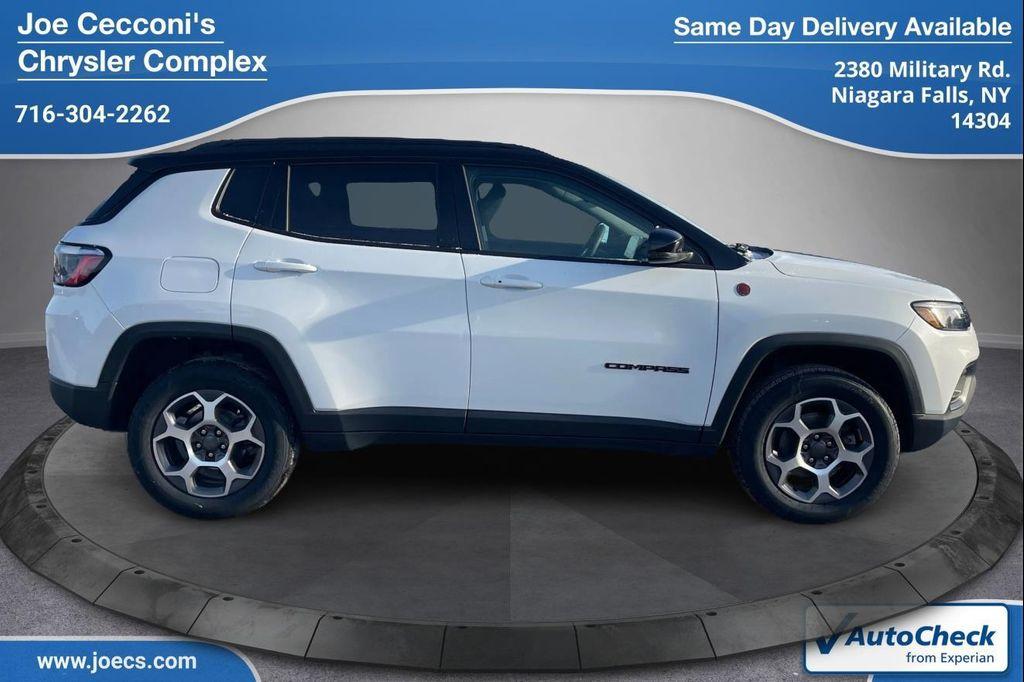 used 2022 Jeep Compass car, priced at $23,500