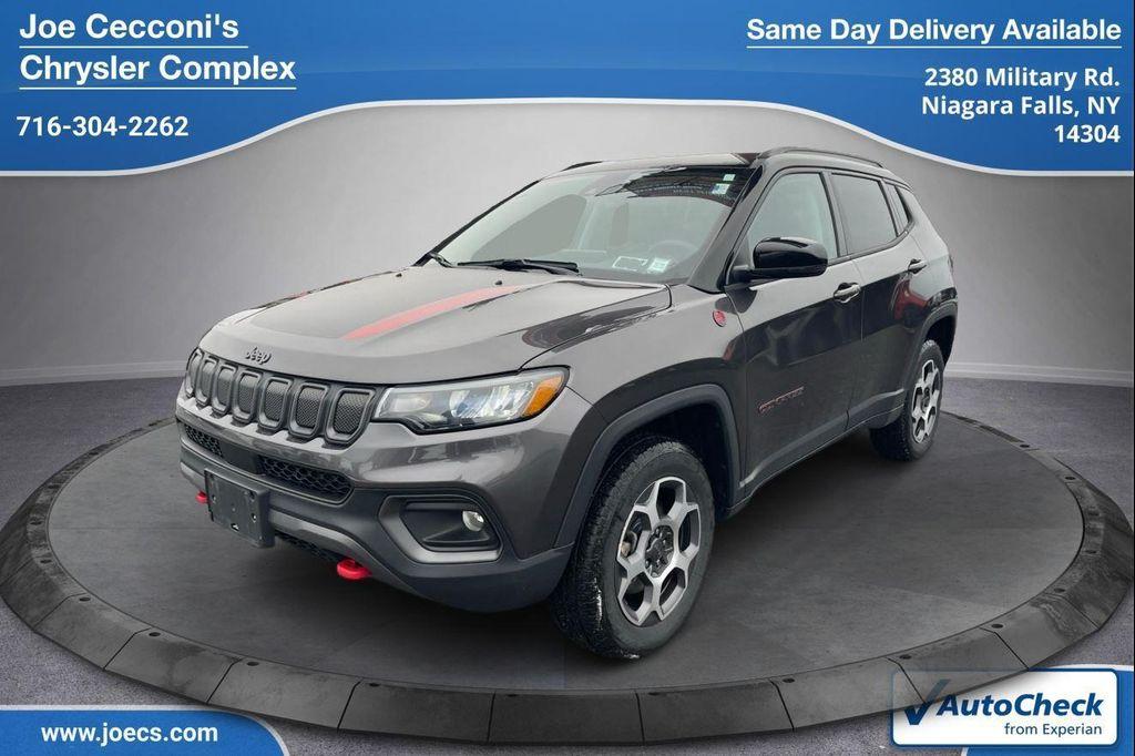 used 2022 Jeep Compass car, priced at $23,500