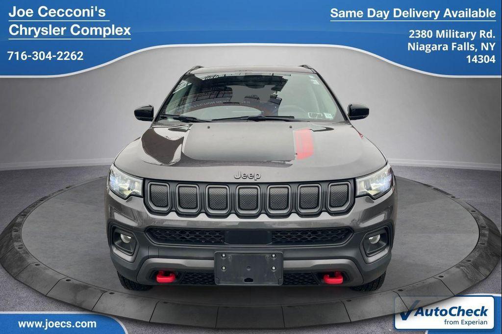 used 2022 Jeep Compass car, priced at $23,500