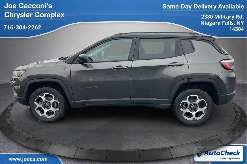 used 2022 Jeep Compass car, priced at $23,500