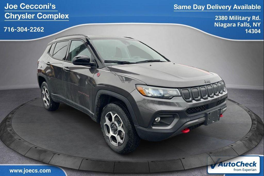 used 2022 Jeep Compass car, priced at $23,500