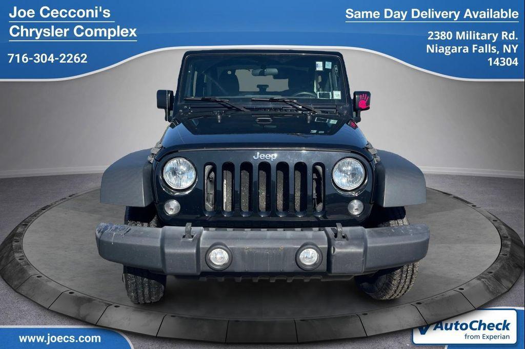 used 2017 Jeep Wrangler car, priced at $15,500
