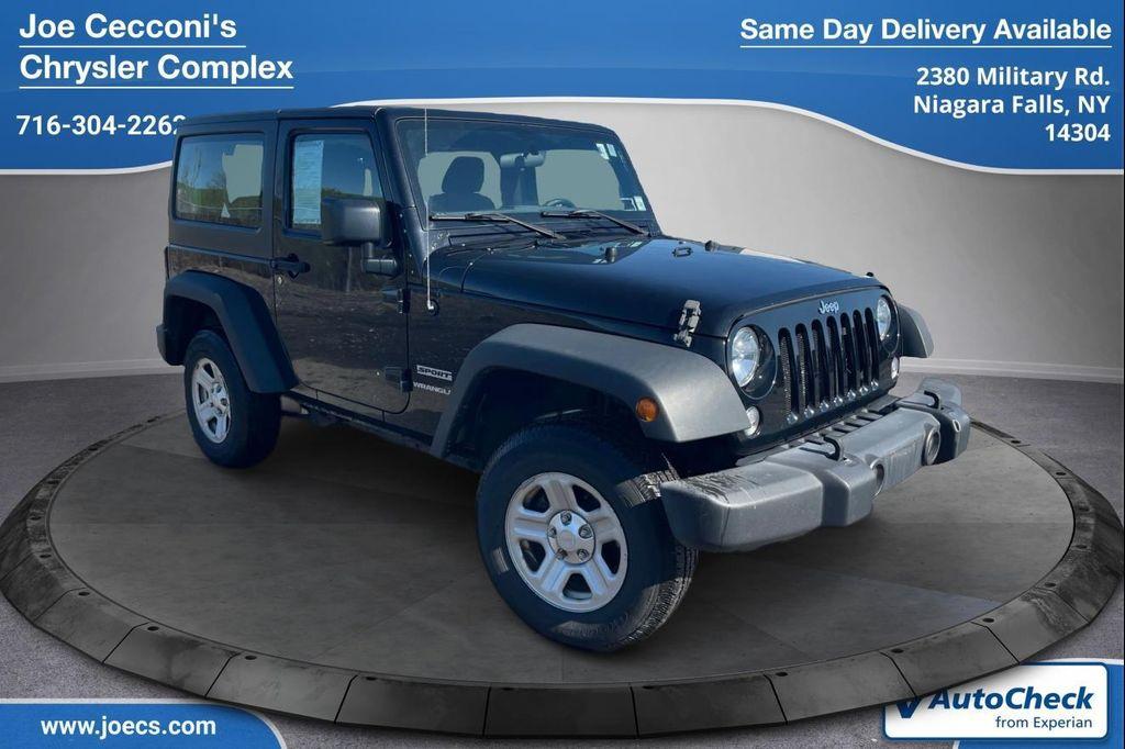 used 2017 Jeep Wrangler car, priced at $15,500