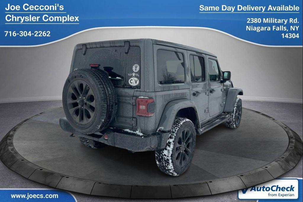 used 2021 Jeep Wrangler Unlimited 4xe car, priced at $28,000