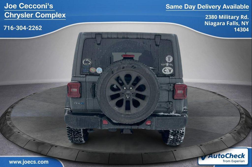 used 2021 Jeep Wrangler Unlimited 4xe car, priced at $28,000