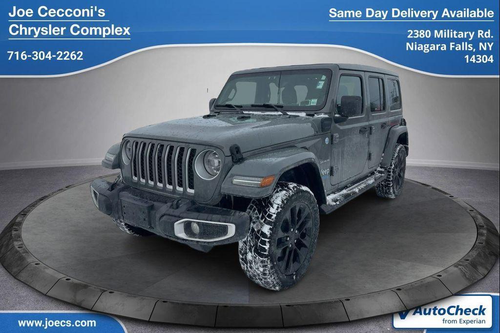 used 2021 Jeep Wrangler Unlimited 4xe car, priced at $28,000