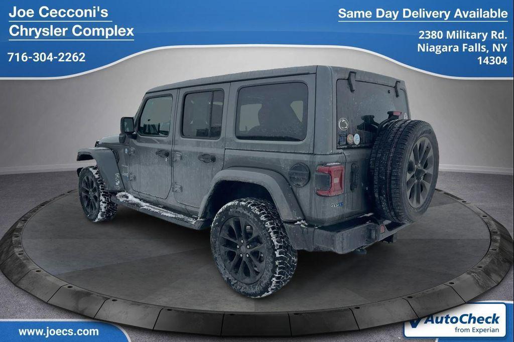 used 2021 Jeep Wrangler Unlimited 4xe car, priced at $28,000