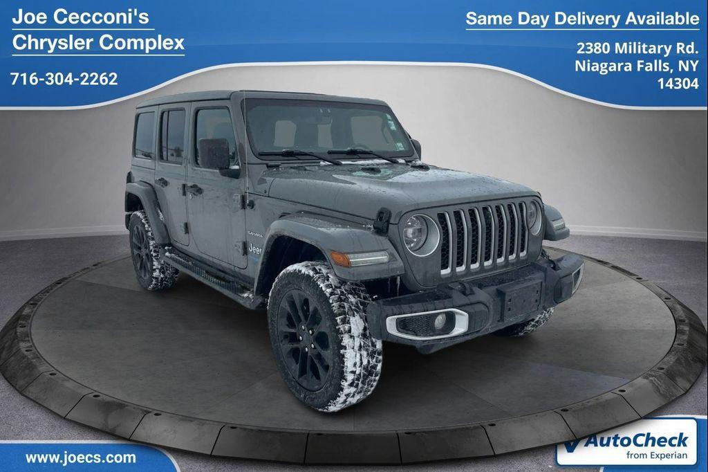 used 2021 Jeep Wrangler Unlimited 4xe car, priced at $28,000