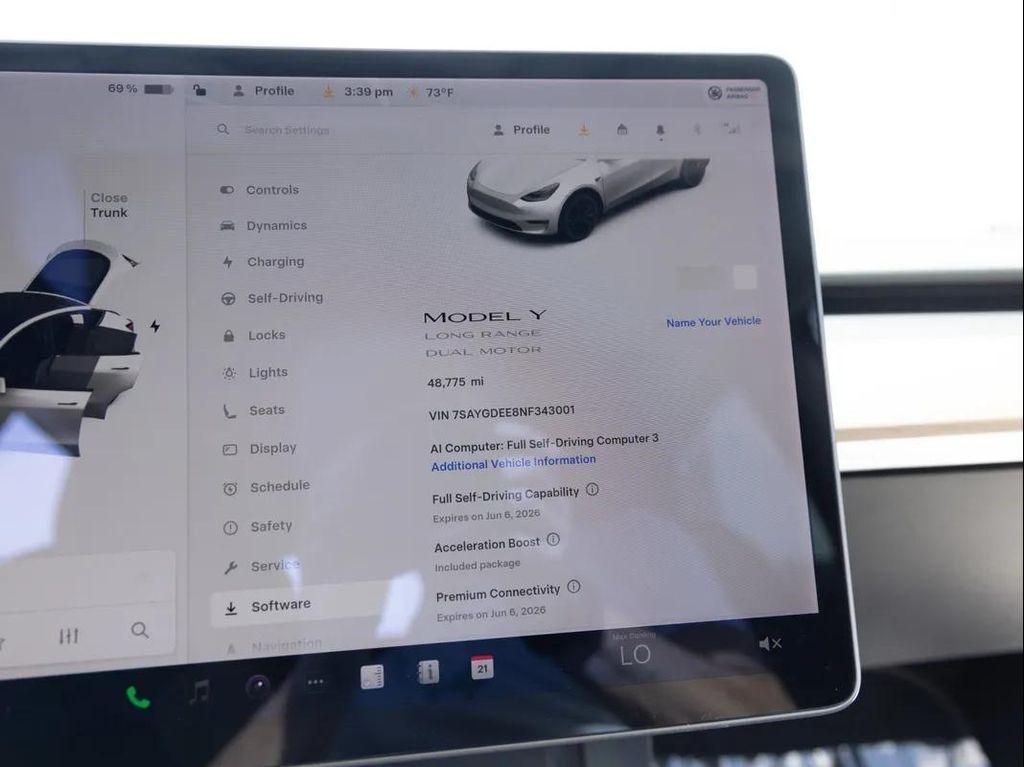 used 2022 Tesla Model Y car, priced at $32,593