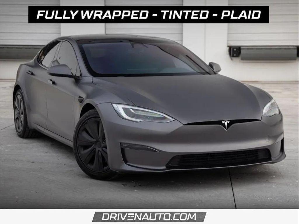 used 2021 Tesla Model S car, priced at $53,995